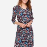 Robe FEMME avec manches trois quart MALAGA (2)