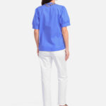 Blouse femme bleu POPULO 3