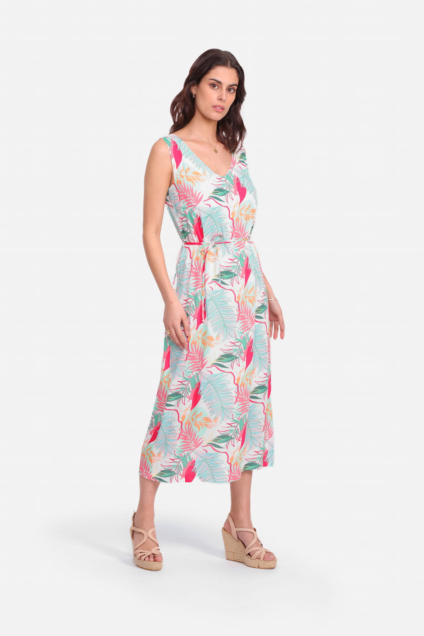 ROBE LONGUE ETE FLEUR FEMME PAPEETE