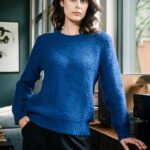 Pull maille femme manche longue NEIGE (2)