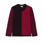 H24 G000054 SAMY PULL INTERSIA BOUCL NOIR-ROUGE 1 (1)